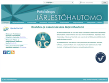 Tablet Screenshot of jarjestohautomo.fi